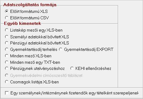 12.2. Mikor jelölünk össze csomagokat? Mikor milyen csomagokat érdemes összejelölni? - Kifizetési lista készítéséhez összejelölhetjük a különböző támogatási formák azonos módon kifizetett csomagjait.