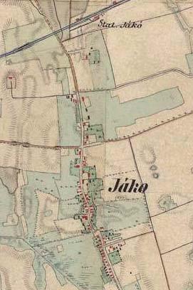 A XVIII. századra jelentősen megnőtt a község népessége, az 1720-as években 70-100 lakosa lehetett. Az első katonai felmérésen (2. ábra) már jól kivehető az egyutcás, kétoldalt beépített falu. A XIX.