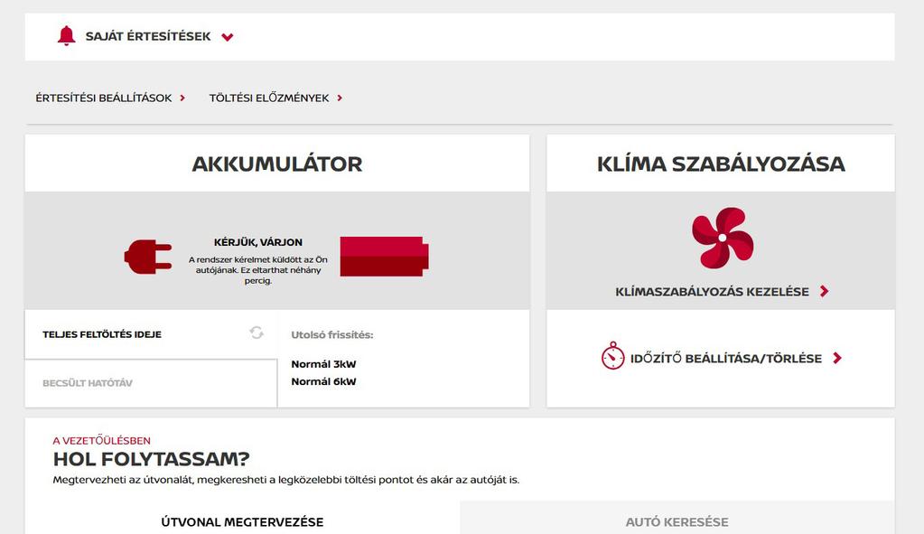 ONLINE SZOLGÁLTATÁSOK MEGTEKINTÉSE Ha az ONLINE SZOLGÁLTATÁSOK MEGTEKINTÉSE gombra kattint, lehetősége van igénybe venni az online