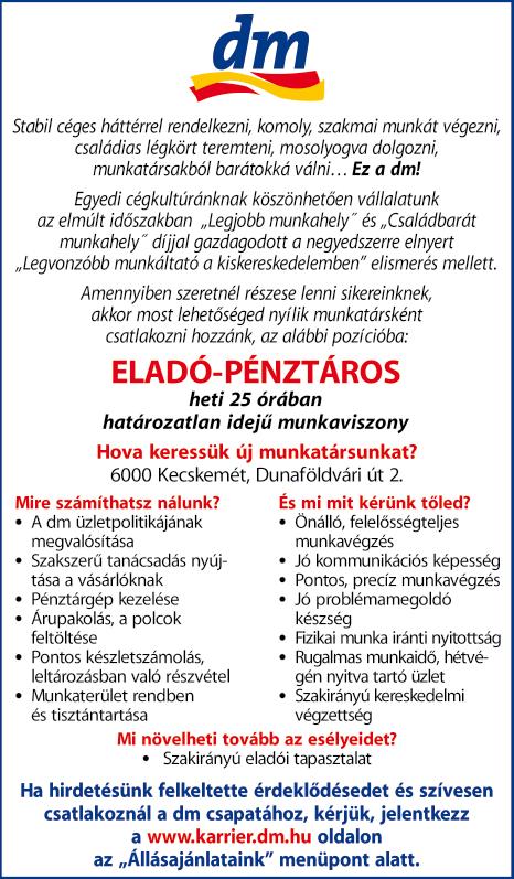 000 Ft (részletfizetés +kedvezmények) +36 70 369 8655 ÁLLÁST KÍNÁL CSEMŐI pálinkafőző üzem H-Pig történő munkavégzésre kezdő vagy gyakorlattal rendelkező kollégát keres! Utazás 100 %-ban térített!