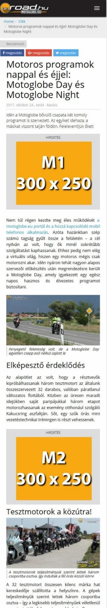 Onroad.