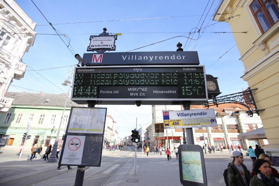 típusú CNG busz beszerzése Okos megállók