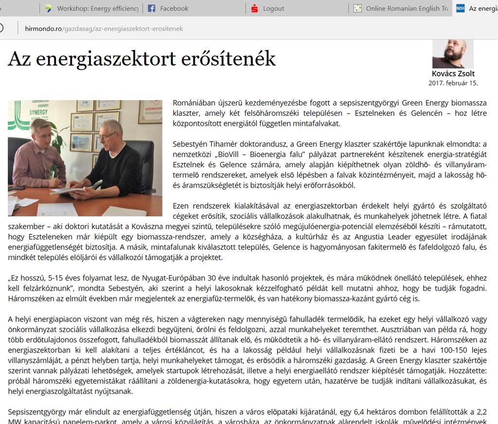 alpolgármestere szerint az volt az elgondolás, hogy az áramszolgáltató, amelytől a város vásárol, átveszi a megtermelt energiát, és a számlákat kompenzálják.