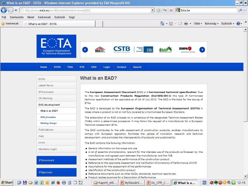 További részletek angolul tudóknak EU honlapokon www.