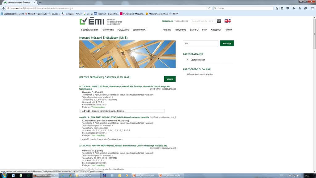 Lekérhetők a Nemzeti Műszaki Értékelés adatok BME