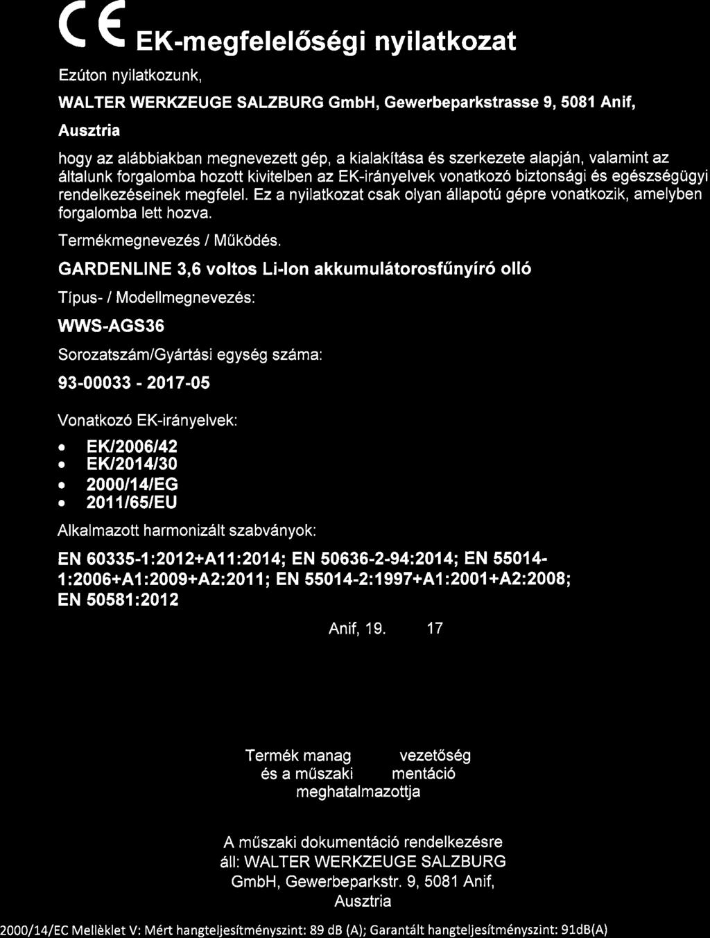 Megfelelőségi nyilatkozat
