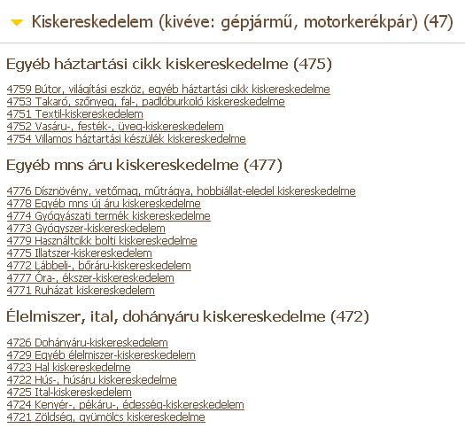 Rendszere Élelmiszer Jellegű