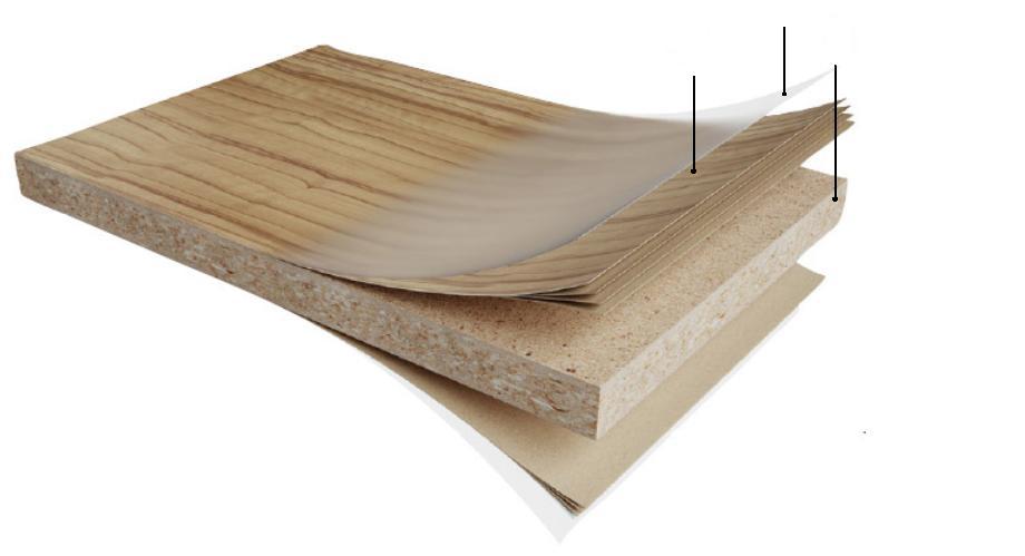 Az ajtó gyártásához felhasznált alapanyag: - Ajtólap: Ajtólapok lapjai laminált borítású préselt faanyagból (faforgácslap) készül.