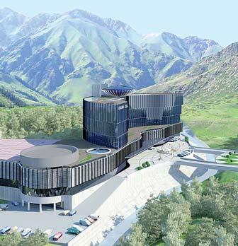 Kempinski "Grand Asia" Hotel Almati, Kazahsztán 5 csillagos szálloda közösségi terek világításának vezérlése