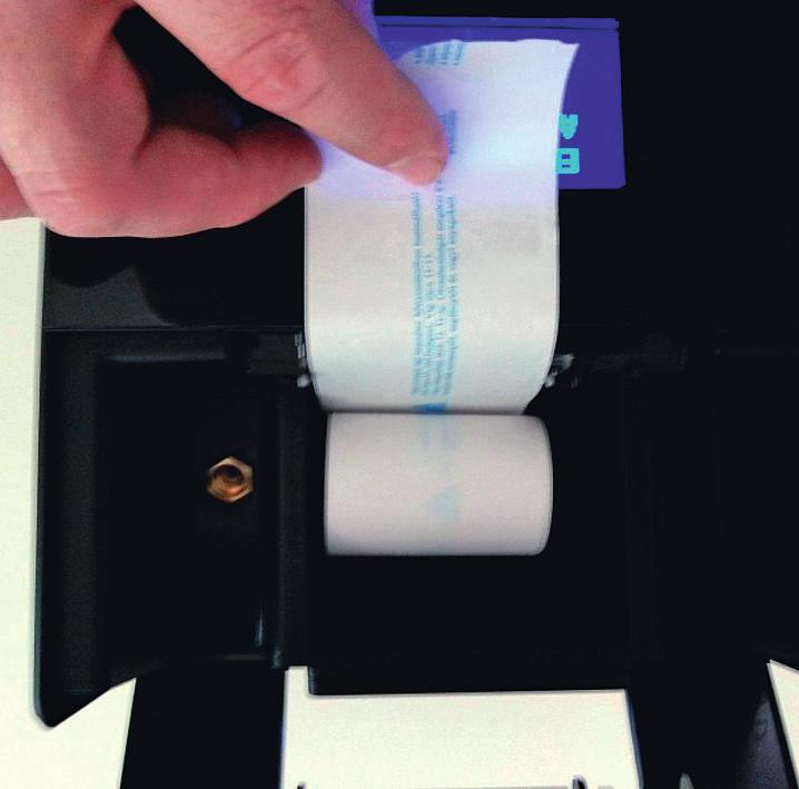 A hőpapír használata és tárolása: A CashCube Light és a CashCube Light+ pénztárgép nyomtatója 57,5*50mm-es hőpapírt használhat.