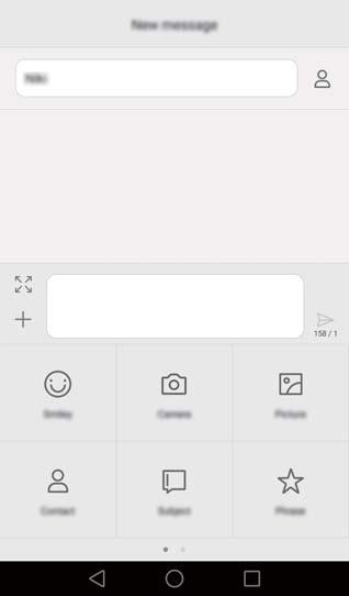 Üzenetküldés és e-mail Üzenet küldése Varázsolja színesebbé üzeneteit hangulatjelek, képek, videók, zenés műsorszámok, felvételeket és még sok minden más hozzáadásával.