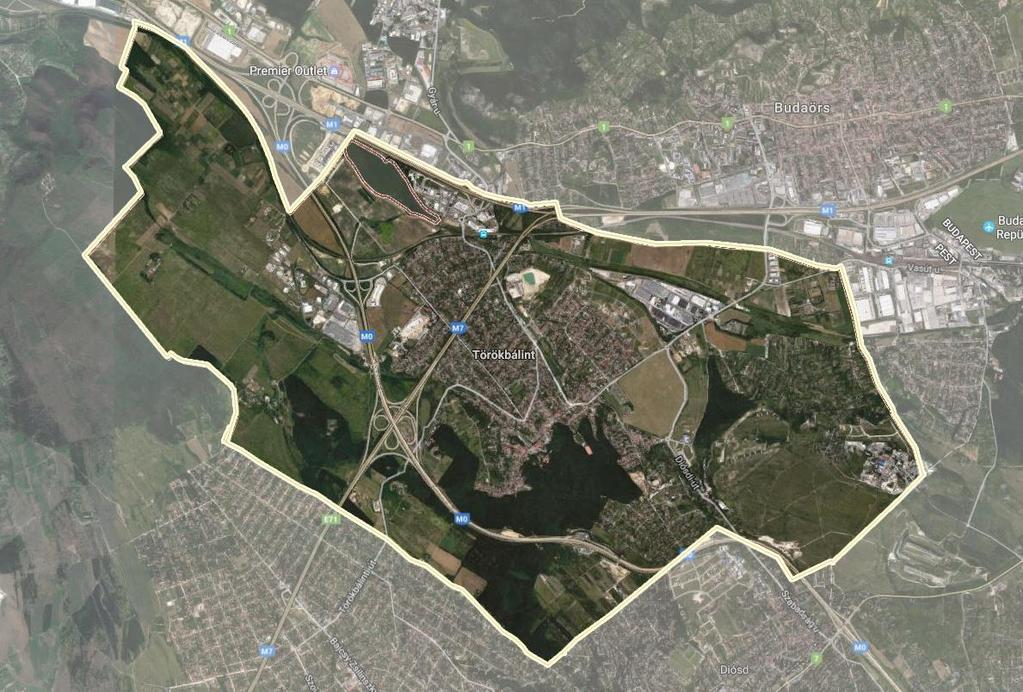 Egyedi tájértékek 2.5.5. ábra: Jelenlegi területhasználat (forrás: https://www.google.