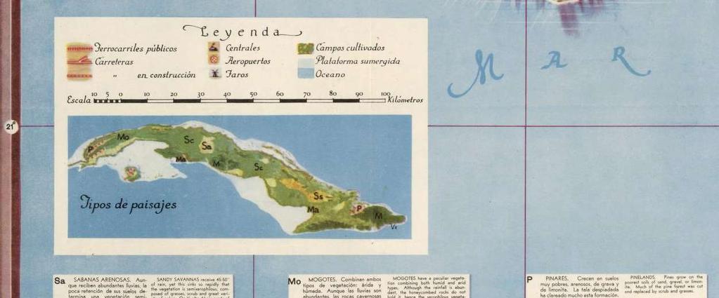 Az Atlas de Cuba előzményei Mapa de los paisajes de Cuba (Térkép Kuba tájairól) Budapest,