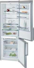 Home Connect ready KGN49AI31 Serie 6 NoFrost alulfagyasztós hűtőkészülék VitaFresh Plus, NoFrost, Szuperhűtés, Szuperfagyasztás, TouchControl, Home Connect ready Készülék színe Fekete üveg Nemesacél,