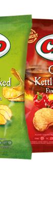 Chips Kettle Cooked Rosemary & Salt 80 g: 499 Ft Chio Chips Kettle Cooked Fine Chili & Paprika 80 g: 499 Ft