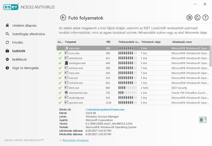 Célkönyvtár A naplófájlok tárolására szolgáló könyvtár (csak szöveges/csv-fájlokra vonatkozik). Az egyes naplószakaszokhoz saját, előre megadott nevű fájl tartozik (például a virlog.