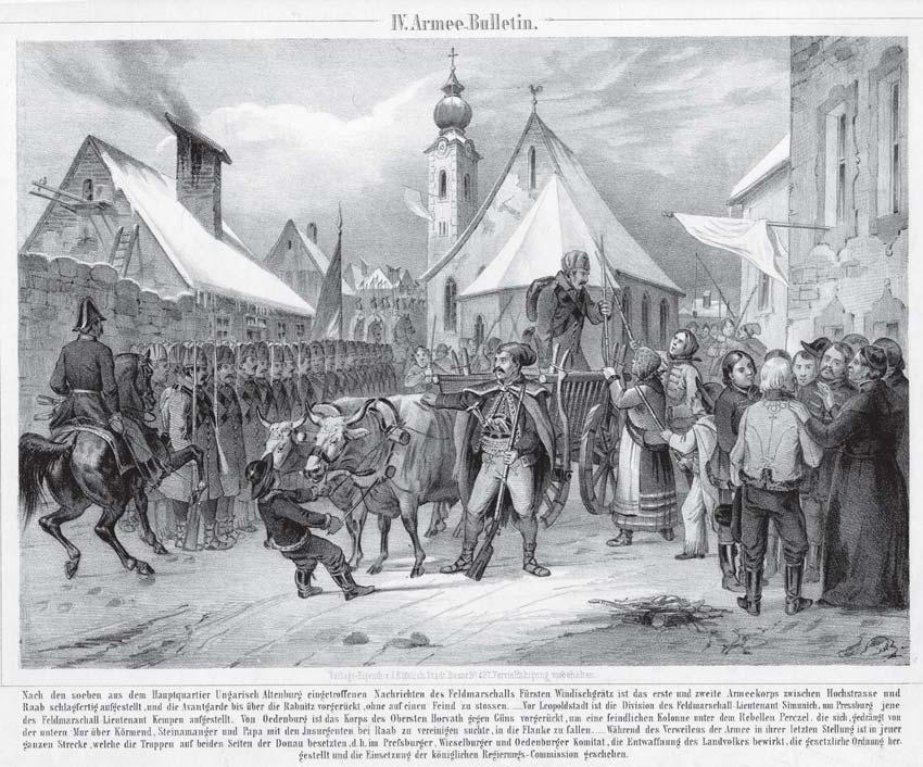 1848. 12. 19-20. Magyaróvár (Nemzeti Múzeum T.