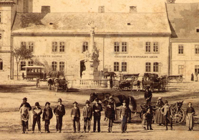 A Fekete Sas vendéglõ (XIX. sz.) zõ (Randhof - Fekete Sas) ellensúlyozására 1712-ben a malom mellé építtetett egy uradalmi sörfõzõt is.