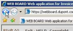 Mindez a jogosultság nélküli bejelentkezések azonosítására szolgál. FONTOS: A WEB BOARD nem Web oldal, hanem egy Web alkalmazás.