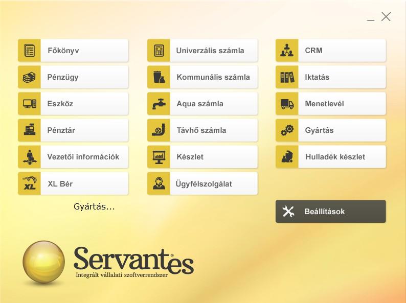 Servantes Integrált Vállalatirányítási rendszer. Univerzális Számlázó.  Felhasználói Kézikönyv - PDF Free Download