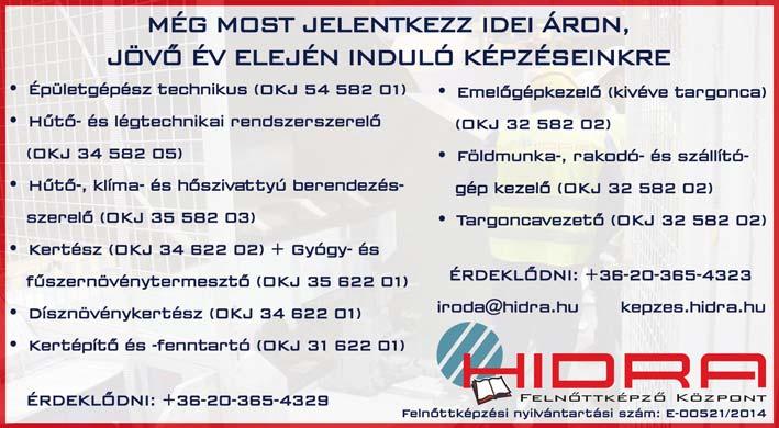 ), ahol kiemelt bérezést, ingyenes szállást, utazást, valamint bérelőleget és hosszú távú munkát biztosítunk. Érdeklődni 8-20 óráig a 06-70/639-9920-as telefonszámon. -JOBmotive Kft.