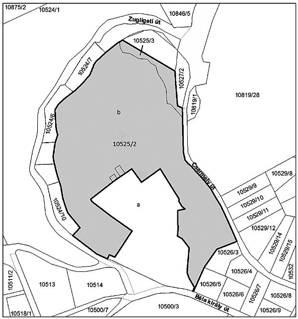 29.természeti 1. Budapest XII. kerület, Zugligeti út-béla király út-csermely út által határolt, 67 348 m2. 2.