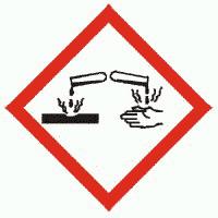 Kategória Bőrszenzibilizáció, 1. Kategória H317: Allergiás bőrreakciót válthat ki. Krónikus vízi toxicitás, 3. Kategória H412: Ártalmas a vízi élővilágra, hosszan tartó károsodást okoz. 2.