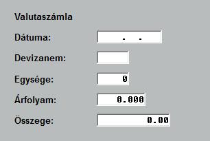 Figyelem: A program biztosít egy különleges lehetőséget a kezelő számára: Tetszőleges számú megjegyzést helyezhet el a számlán.