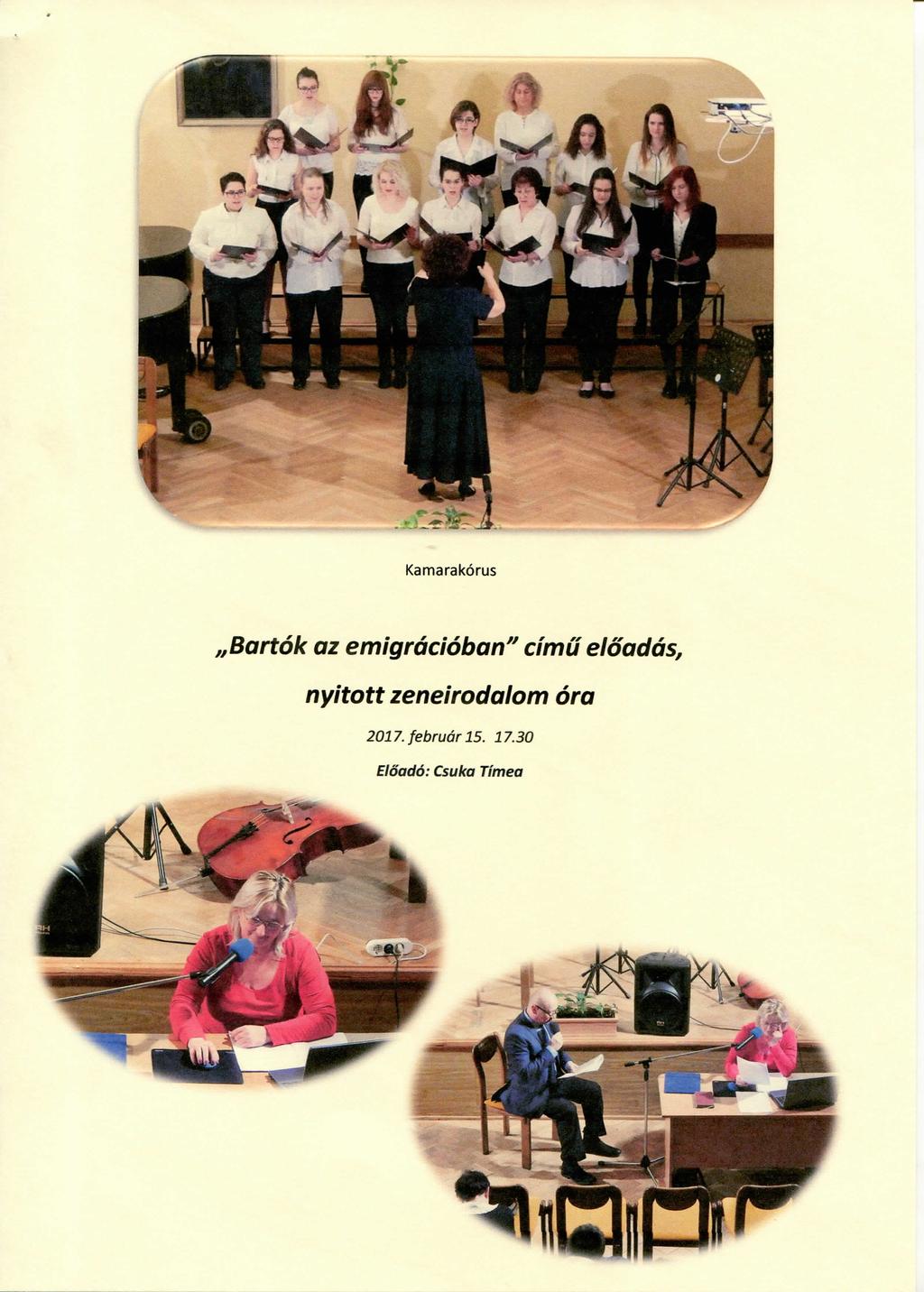 Kamarakorus Bartok az emigracioban" cfmu eloadas, nyitott