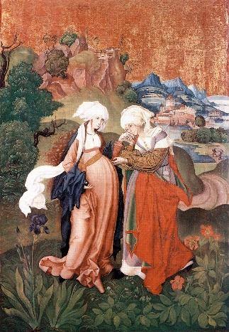 SPIEGEL MARIANNA néhányat megmutatni különböző stíluskorszakokból (Giotto, Fra Angelico, Daret, Van der Weiden, Ghirlandaio, Luca della Robbia, Raffaello, Rembrandt). MS mester (16.