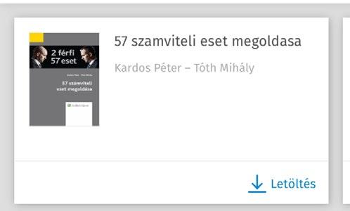 Egy kiadvány letöltése Érintse meg a Letöltés gombot a jobb alsó sarokban a