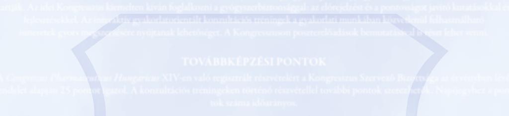 Napijegyhez a pontok száma időarányos. A KONGRESSZUS RÉSZVÉTELI DÍJA A RÉSZVÉTELI DÍJ TARTALMAZZA 2009.