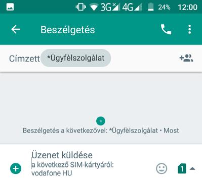 Nyomja meg a kezdőlapon az ÜZENETEK gombot ( ). 2. Az üzenetek beállításaihoz a gombbal férhet hozzá- 3. A gombbal hozhat létre új üzenetet. 4.