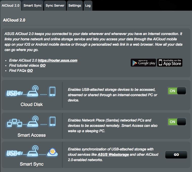 3.7 AiCloud 2.0 használata Az AiCloud 2.0 egy felhőalapú szolgáltatási alkalmazás, amely lehetővé teszi a fájljai mentését, szinkronizálását, megosztását és elérését. Az AiCloud használatához: 1.