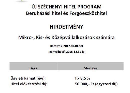 TAKARÉK VP BANKGARANCIA ÉVEN BELÜLI ÉS ÉVEN TÚLI (KÖZPONTI FEJLESZTÉSŰ AJÁNLOTT TERMÉK) Garancia díja AVHGA kezességvállalási díja maximum 50 millió forint összegű garancia esetén évi 2,5 %, de