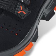 cipőfej megnöveli a felsőrész élettartamát Két állítható tépőzár (szandál) vagy elasztikus cipőfűző a gyors, egyéni igazíthatóságért; normál cipőfűzők szintén mellékelve (cipő) uvex 2 290 Szandál S1