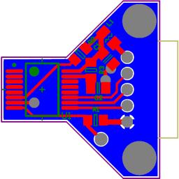 Érzékelő IC Áramköri panel Csatlakozó Érzékelés 0-360º 12 bites digitális kimenet