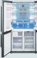 900 Ft 60 cm fehér KSED65BE A jobb alsó MULTIZONE hűtőrekesz hűtőként és mélyhűtőként is használható.