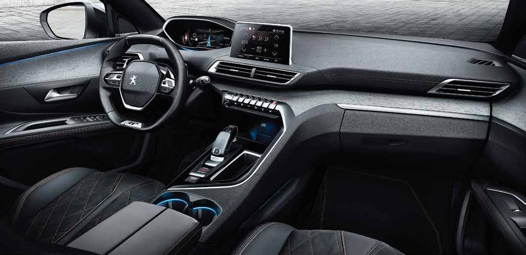 CSÚCSTECHNIKA ÉS MODERN BELSŐ Fedezze fel az utastér 100 százalékig digitális világát az új Peugeot i-cockpit vezetőhelyről!