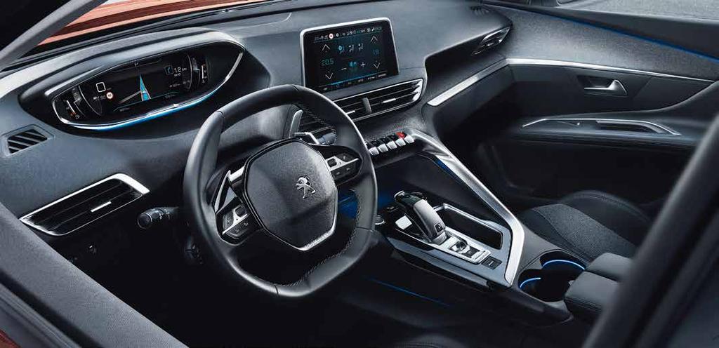 A LÁTVÁNY AZ UTASTÉRBEN FOLYTATÓDIK FELSEJLIK A TÖKÉLETESSÉG Az új Peugeot 3008 szabadidő-autóba beszállva egy izgalmas világba érkezünk.