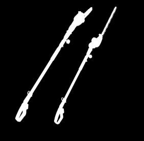 / 2,5 Ah) akkumulátor ı Tip automata, Soft-Grip markolat ı Állítható másodfogantyú, állítható teleszkópos szár ı Növényeket óvó keret ı Beépített tartalék damil-dob ı Elforgatható fej függőlegesen is