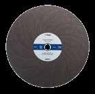350 rpm)gépeken (1.950 ford./ perc). Szilíciumkarbid, gyanta kötésű. 40009121 Ø 350 mm x 2.5 mm x Ø 32 mm. 10 db / csomag 90.346,00 Vágótárcsa 30S35 Nagyon képlékeny fémek (pl.