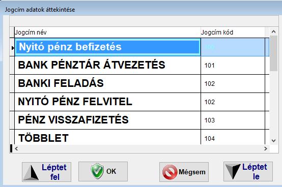 A törzs karbantartását háttérrendszerből végezheti, annak leírását a használt rendszer kezelői dokumentációja tartalmazza.