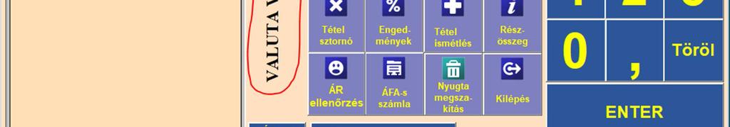 A speciálisan paraméterezett szoftver ebben az esetben lehetőséget biztosít, hogy a felprogramozott valuták vétele és eladása esetén különböző árfolyamokat kezeljen.