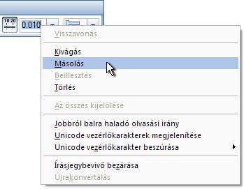 lehetőségek kikapcsolódnak. A középső kiválasztó mezőben megadhatja a raszterhosszt (mint alap méretet), ill.