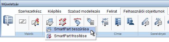 Telepítés, alapok Ésszerű munkavégzés könyvtárakkal és standardokkal 195 SmartPartok használata Mi az a SmartPart?