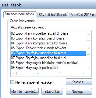 258 ODX interfész Allplan 2018 Csere kedvencek használata optimálisan van meghatározva.