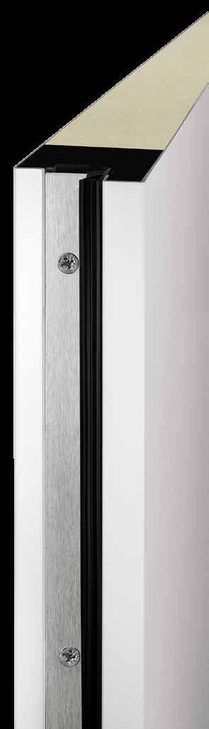 Thermo46 acél / alumínium bejárati ajtó U 1,1 D -értéke akár W/(m² K)* RC 2 Tanúsított biztonság Opcionális Az összes Thermo46 ajtót a lakótéri belső ajtók egységes megjelenése érdekében