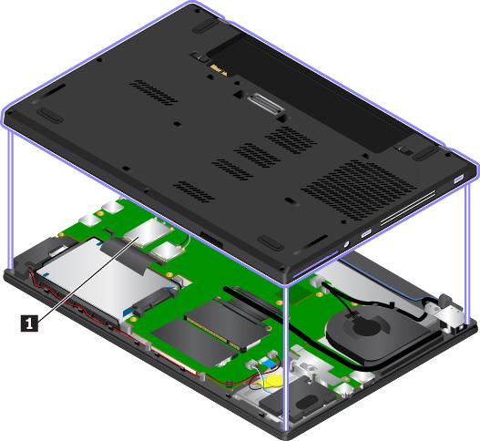 Megjegyzés: A felhasználó által telepíthető vezeték nélküli modul esetén ügyeljen arra, hogy csak a Lenovo által jóváhagyott vezeték nélküli modulokat használjon a számítógépben.