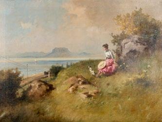 32. Illencz Lipót (1882-1950) Strand / Beach 70,5 x 100,5 cm Illencz Kikiáltási ár: 320 000 Ft Starting
